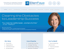 Tablet Screenshot of ellenfaye.com